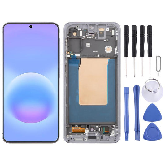 For Galaxy A57 SM-A576B 6.62 inch OLED LCD Screen Digitizer Full Assembly with Frame, For Galaxy A57