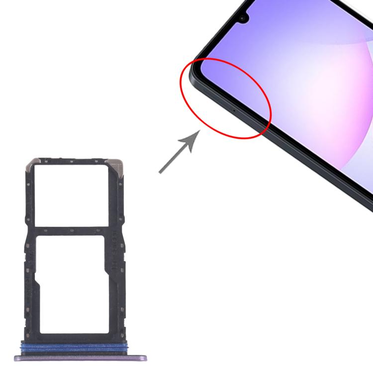 For Galaxy A07 5G SM-A076B Original SIM + SIM / Micro SD Card Tray, For Samsung Galaxy A07 5G(Original,Dual SIM)