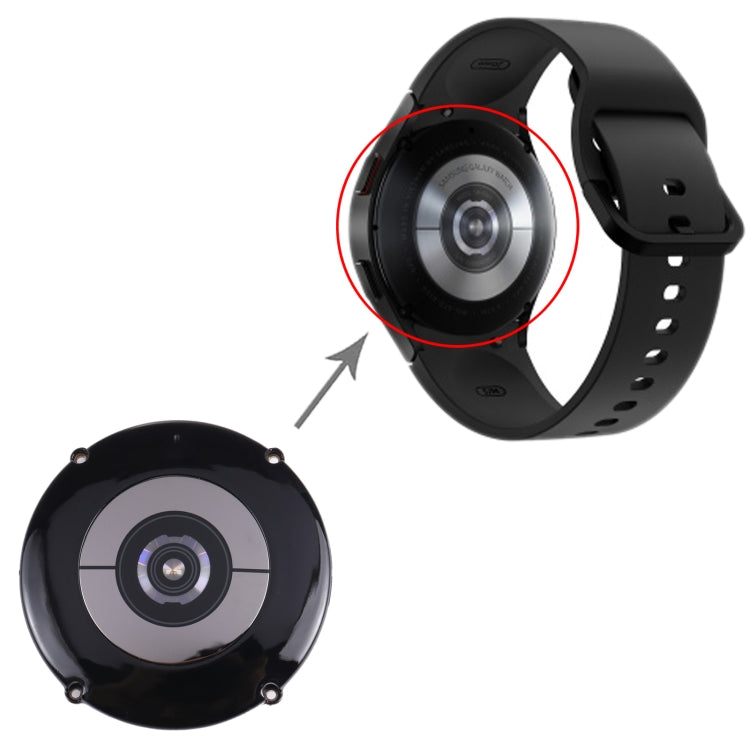 Original Back Cover With Heart Rate Sensor + Wireless Charging Module For Samsung Galaxy Watch4 44mm SM-R870 R875, For Samsung Galaxy Watch4 44mm