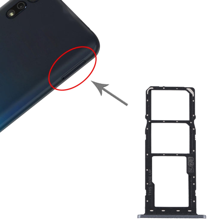 SIM Card Tray + SIM Card Tray + Micro SD Card Tray for Motorola Moto E6 Plus/Moto E6s (2020)/AGA0004/PAGA0004IN/PAGA0033IN/PAGA0033, For Motorola Moto E6 Plus