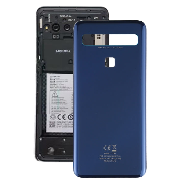 Original Battery Back Cover for TCL 10L (10 Lite) T770H, For TCL 10L, For TCL 10L (10 Lite)(White)