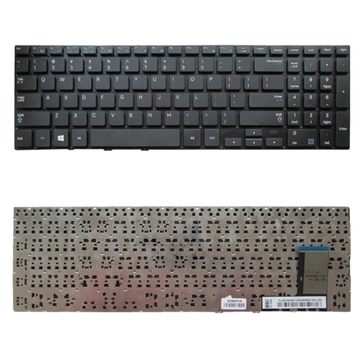 US Version Keyboard for Samsung NP 370R5E 370R5V 510R5E 450R5E 450R5V 470R5E 450R5J 450R5U, For Samsung 370R5V (Black)