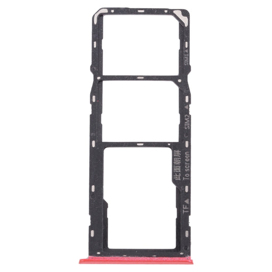For OPPO Realme C12 RMX2189  SIM Card Tray + SIM Card Tray + Micro SD Card Tray, For OPPO Realme C12