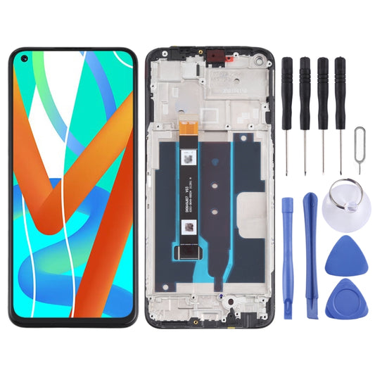 Original LCD Screen and Digitizer Full Assembly With Frame for OPPO Realme V13 5G, For OPPO Realme V13 5G (Original)