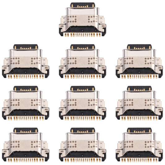 For vivo X60 Pro V2046, V2047A, V2047 10pcs Charging Port Connector, For vivo X60 Pro