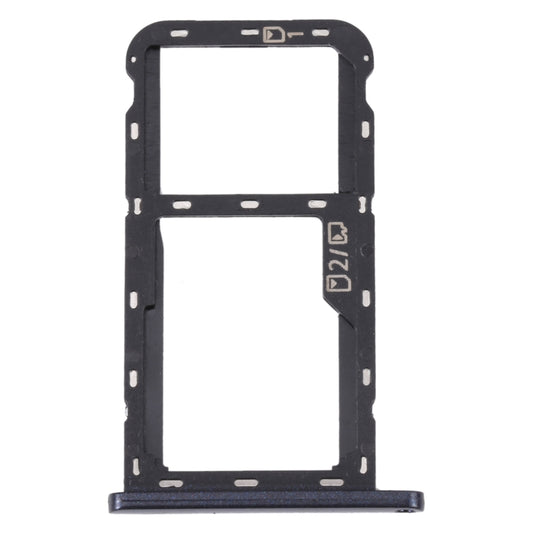 For ZTE Blade A72 SIM Card Tray + SIM Card Tray / Micro SD Card Tray, For ZTE Blade A72