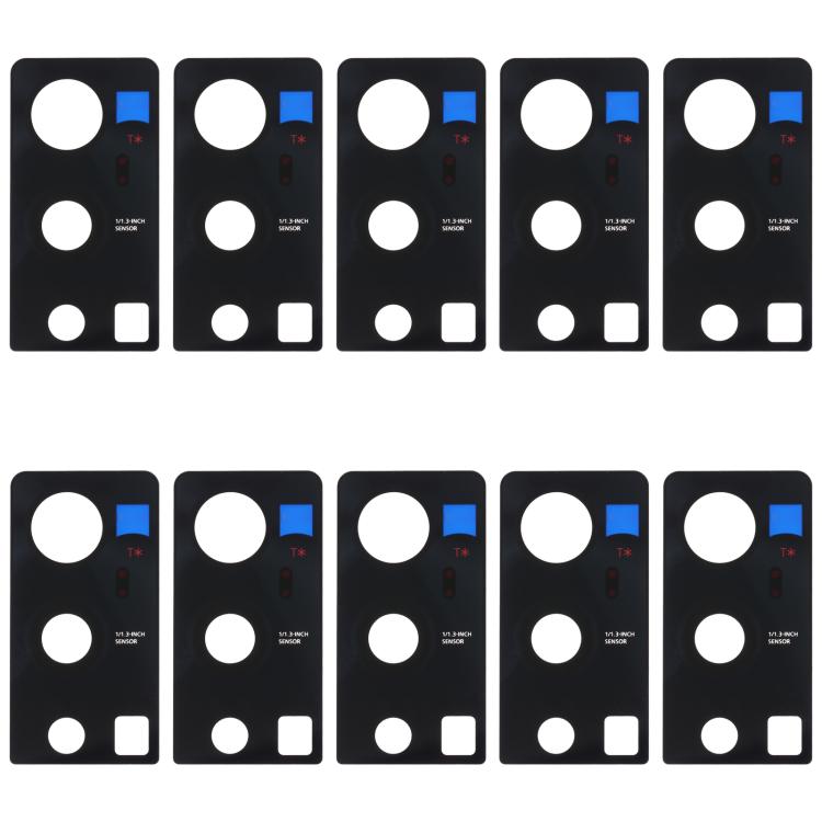 For Vivo X60 Pro+ V2056A 10pcs Back Camera Lens, For Vivo X60 Pro+