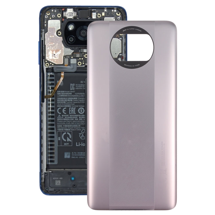 Original Battery Back Cover for Xiaomi Poco X3 Pro M2102J20SG, For Xiaomi Poco X3 Pro