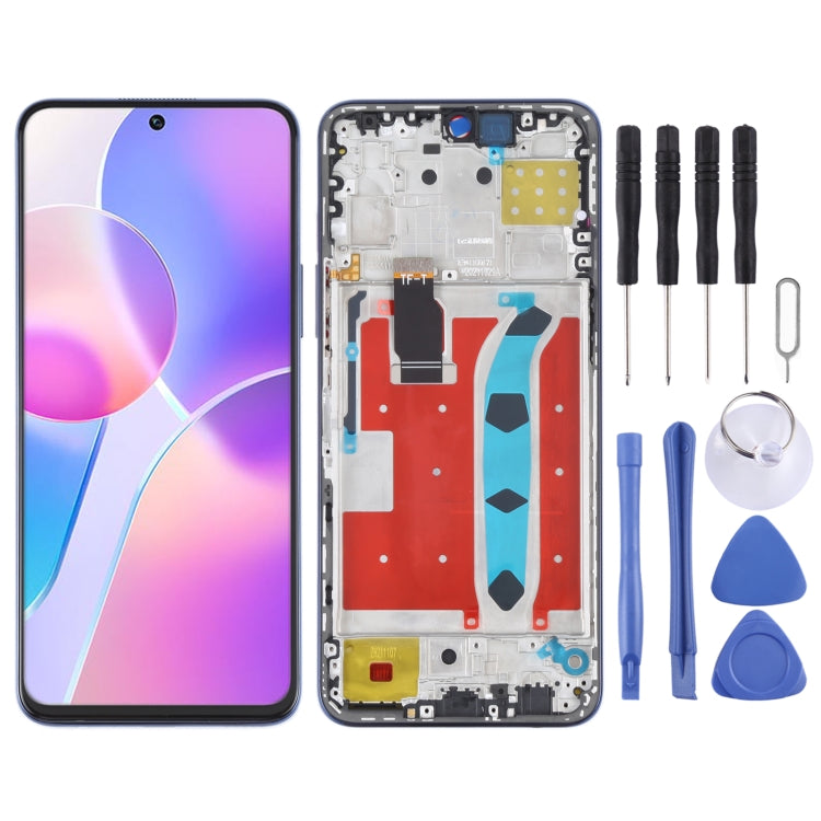 Original LCD Screen and Digitizer Full Assembly with Frame for Honor X30i, For Honor X30i, For Honor X30i(Original)