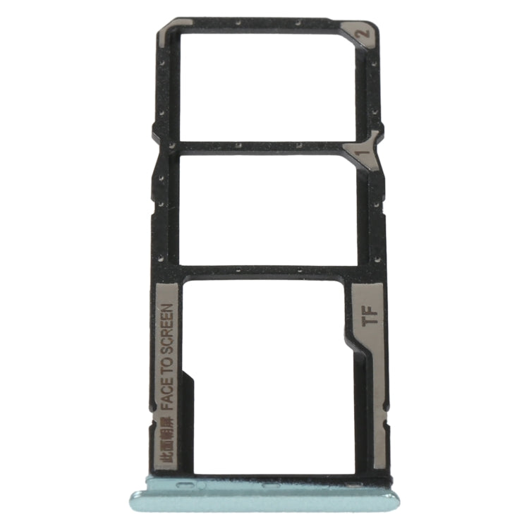 SIM Card Tray + SIM Card Tray + Micro SD Card Tray For Xiaomi Redmi 10C/Redmi 10 India/Poco C40, For Xiaomi Redmi 10C/Redmi 10 India/Poco C40