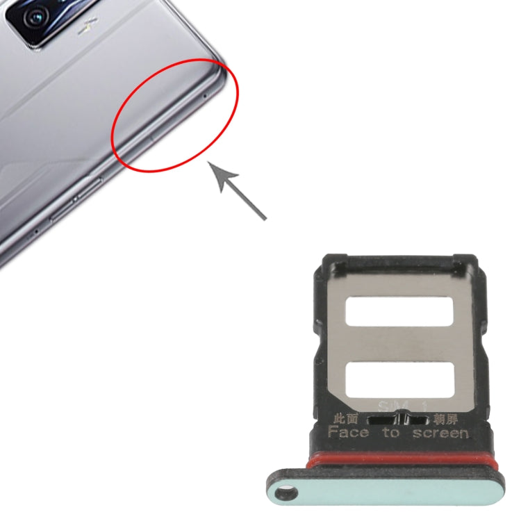 For Xiaomi Redmi K50/K50 Pro SIM Card Tray + SIM Card Tray, For Xiaomi Redmi K50/K50 Pro