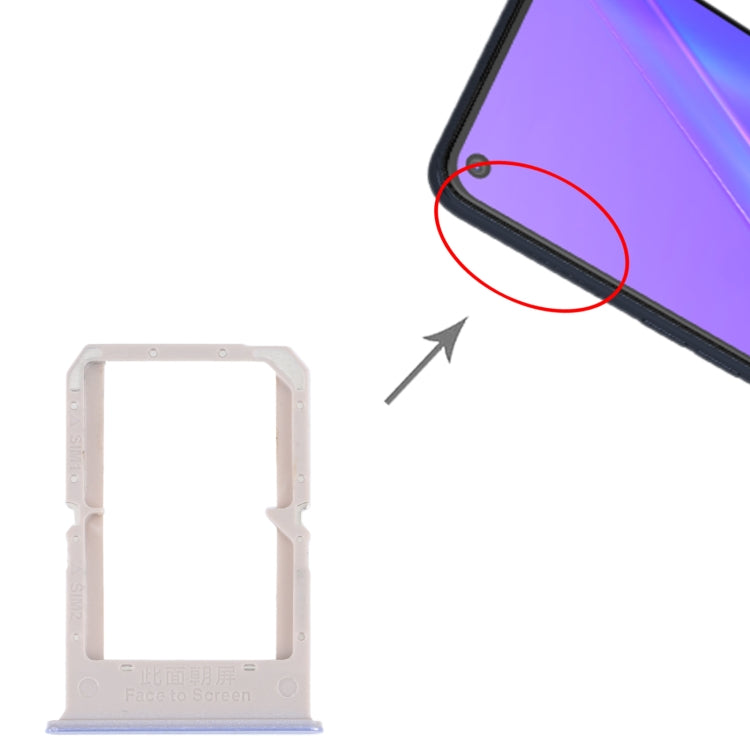 For OPPO A72 4G / A92 4G SIM Card Tray + SIM Card Tray, For OPPO A72 4G / A92 4G