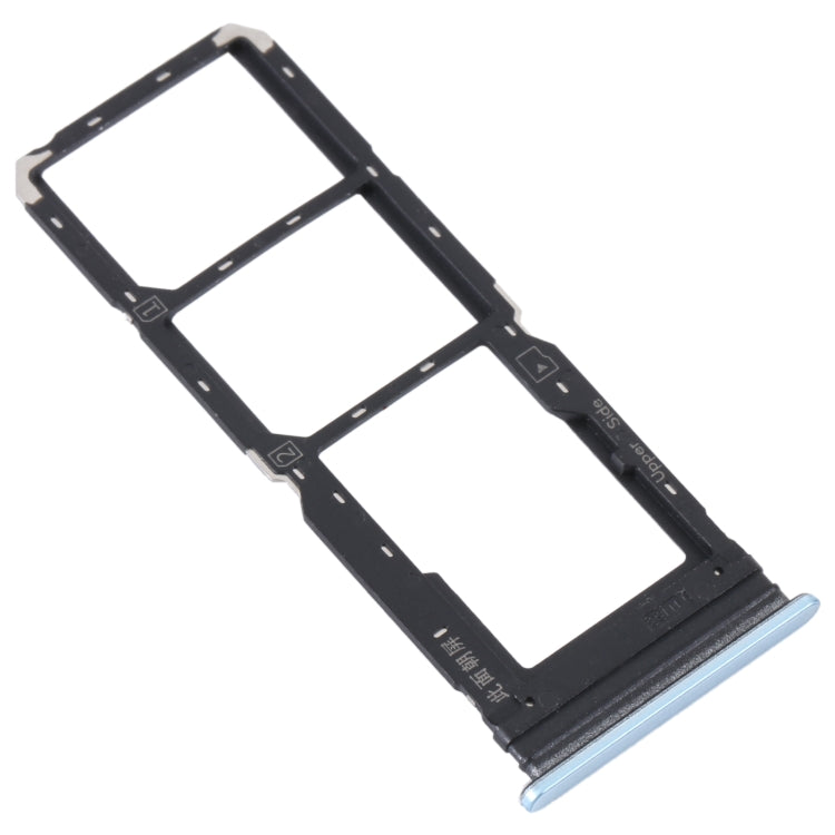 For vivo Y21 2021 / Y21S / Y21T / Y21T India SIM Card Tray + SIM Card Tray + Micro SD Card Tray, For vivo Y21 2021 / Y21S / Y21T / Y21T India