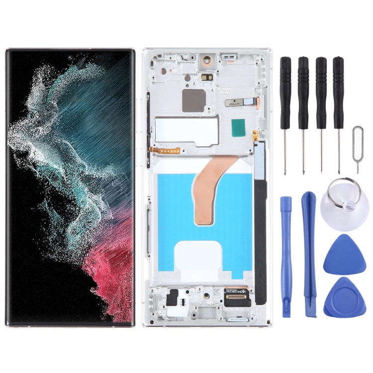 OLED LCD Screen For Samsung Galaxy S22 Ultra 5G SM-S908B Digitizer Full Assembly with Frame, For Samsung Galaxy S22 Ultra 5G(EU Edition), For Samsung Galaxy S22 Ultra 5G(6.78 inch OLED ), For Samsung Galaxy S22 Ultra 5G