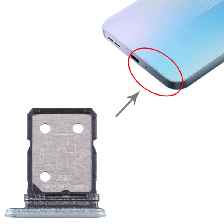 For OnePlus 10R 80W CPH2411 SIM Card Tray + SIM Card Tray, For OnePlus 10R 80W