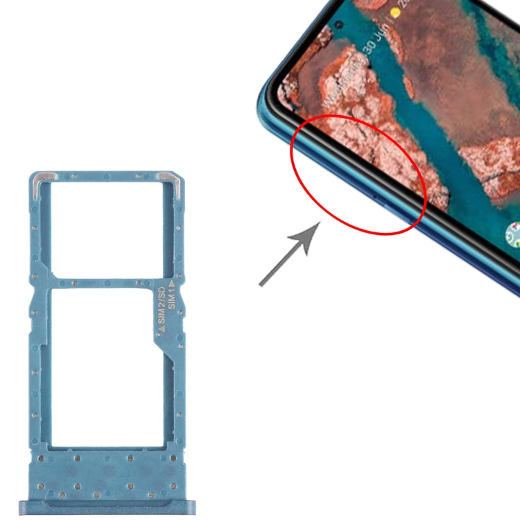 For Nokia X20 Original SIM + SIM / Micro SD Card Tray, For Nokia X20