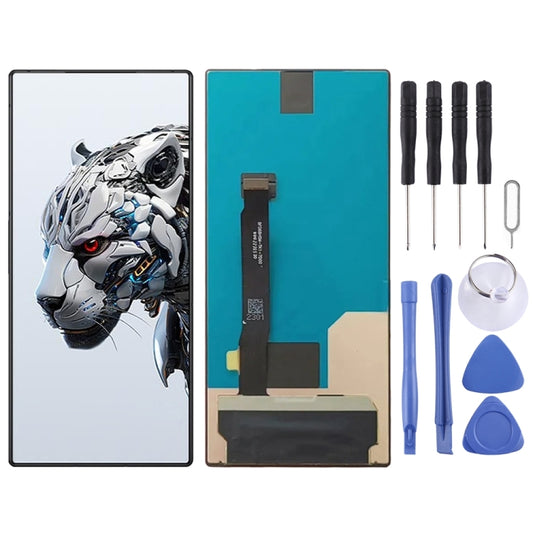 For ZTE nubia Red Magic 8S Pro+ AMOLED LCD Screen with Digitizer Full Assembly, For ZTE nubia RedMagic 8S Pro+ (AMOLED)