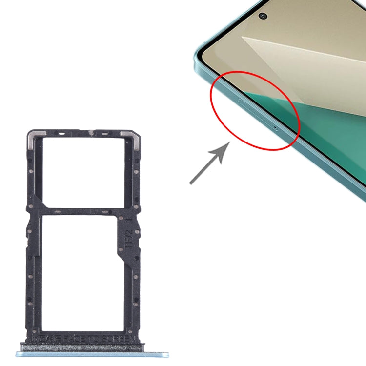 For Xiaomi Note 13 SIM Card Tray + SIM / Micro SD Card Tray, For Xiaomi Redmi Note 13 5G