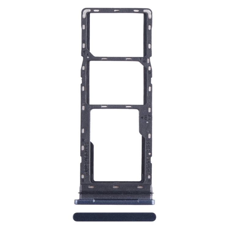 For Tecno Pova 2 SIM Card Tray + SIM Card Tray + Micro SD Card Tray, For Tecno Pova 2 (Baby Blue), For Tecno Pova 2