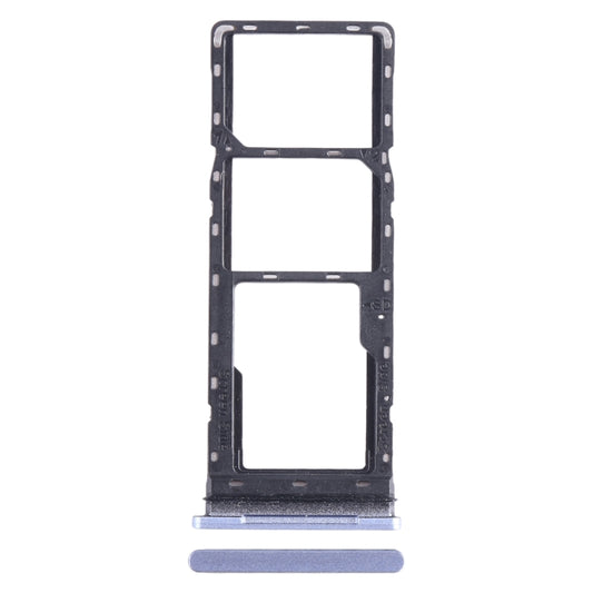 For Tecno Pova 2 SIM Card Tray + SIM Card Tray + Micro SD Card Tray, For Tecno Pova 2 (Baby Blue), For Tecno Pova 2