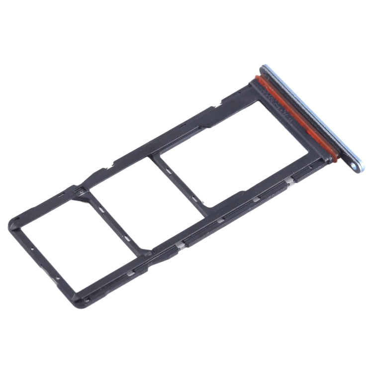 For Tecno Pop 7 BF6 SIM Card Tray + SIM Card Tray + Micro SD Card Tray, For Tecno Pop 7