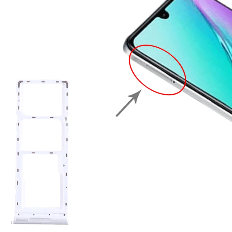 For Infinix Note 11 X663 SIM Card Tray + SIM Card Tray + Micro SD Card Tray, For Infinix Note 11