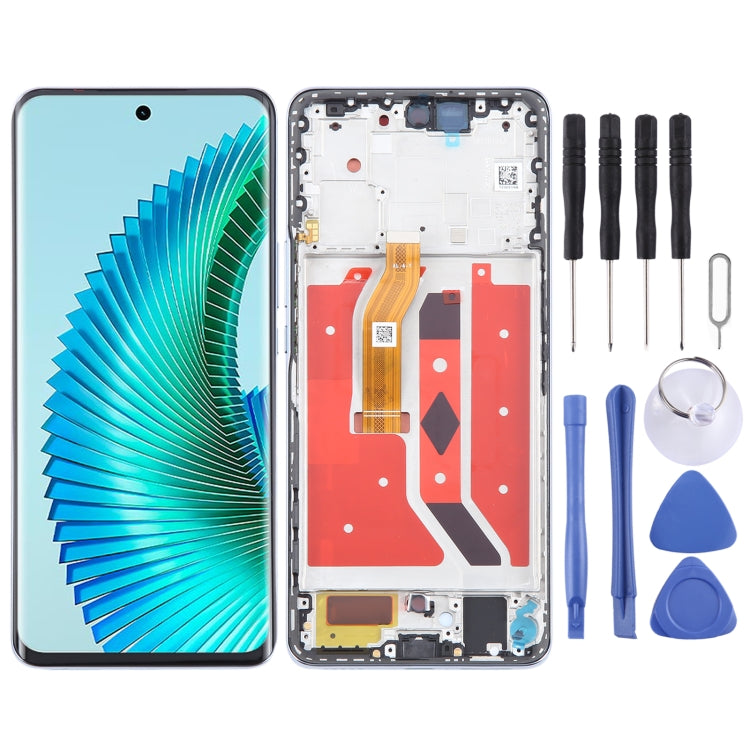 For Honor Magic6 Lite Original LCD Screen Digitizer Full Assembly with Frame, For Honor Magic6 Lite (Original)