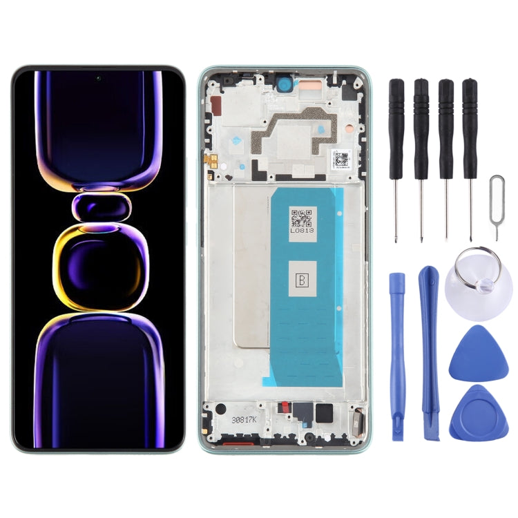 For Xiaomi Redmi K60 Pro Original OLED Material LCD Screen Digitizer Full Assembly with Frame, For Xiaomi Redmi K60 Pro (Original)