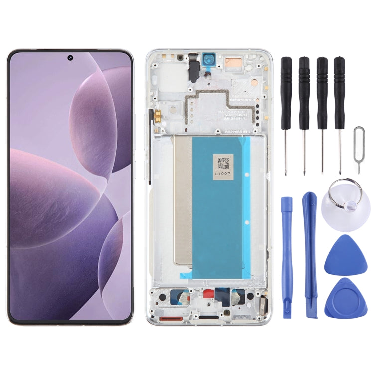 For Xiaomi Redmi K70 Original AMOLED Material LCD Screen Digitizer Full Assembly with Frame, For Xiaomi Redmi K70 (Original)