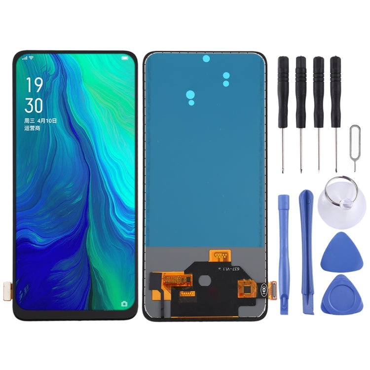 For OPPO Reno 5G TFT Material LCD Screen and Digitizer Full Assembly, No Fingerprint Identification, For OPPO Reno 5G(TFT)