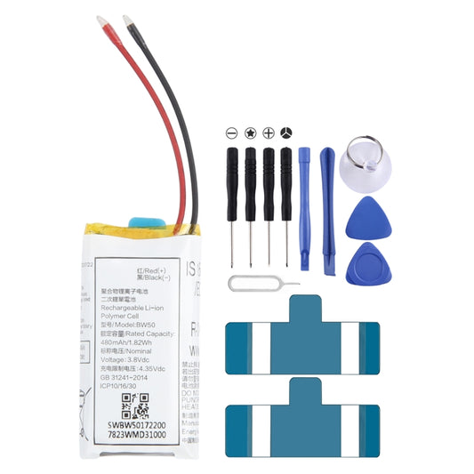 480mAh BW50 Bluetooth Earphone Charging Box Battery Replacement For Xiaomi 3 Pro, For Xiaomi 3 Pro