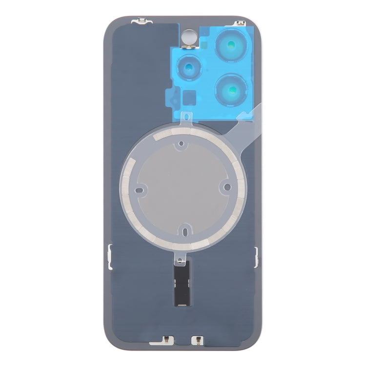 For iPhone 16 Pro Original Glass Battery Back Cover with Camera Lens Cover + MagSafe Magnet