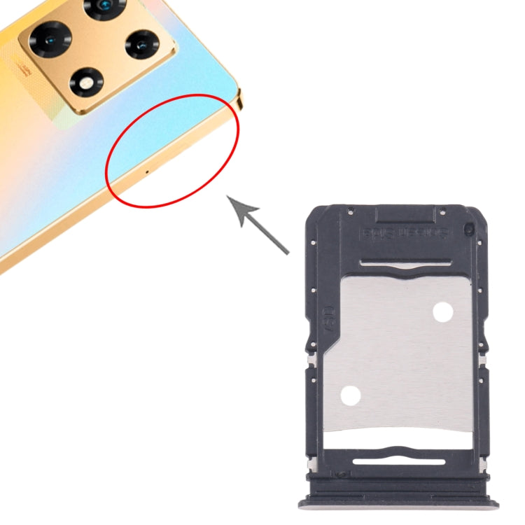 For Infinix Note 30 Pro X678B 5pcs SIM Card Tray + SIM Card Tray + Micro SD Card Tray, For Infinix Note 30 Pro