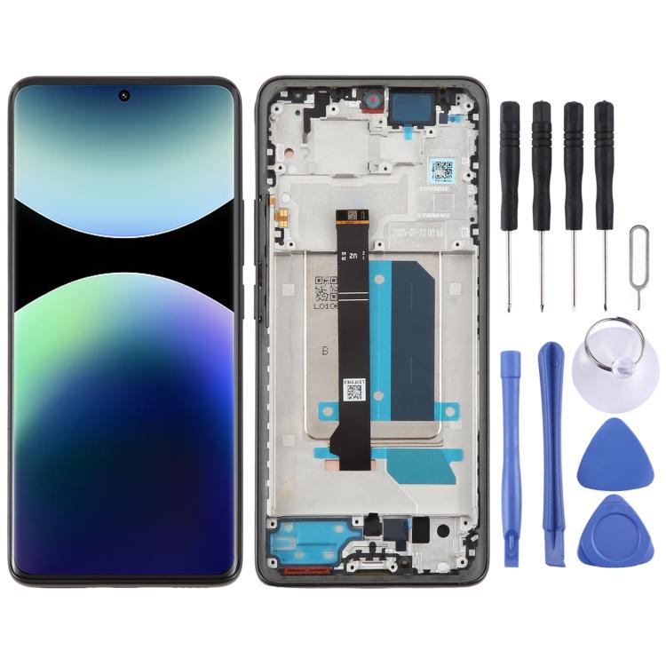 For Xiaomi Redmi Note 14 Pro+ 5G Original LCD Screen Digitizer Full Assembly with Frame, For Xiaomi Redmi Note 14 Pro+ 5G