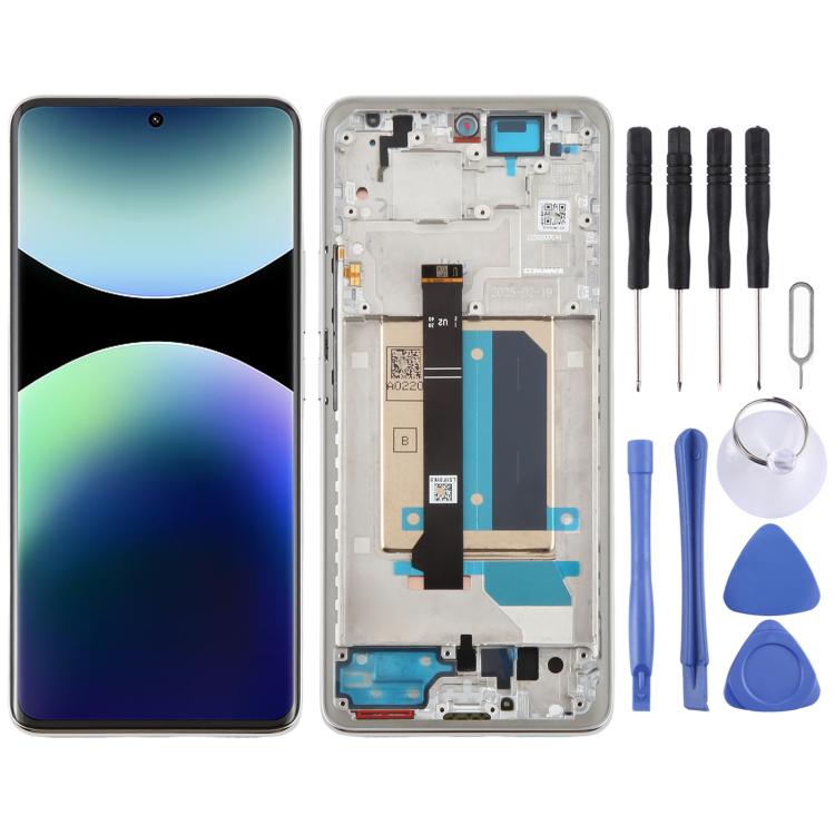For Xiaomi Redmi Note 14 Pro+ 5G Original LCD Screen Digitizer Full Assembly with Frame, For Xiaomi Redmi Note 14 Pro+ 5G