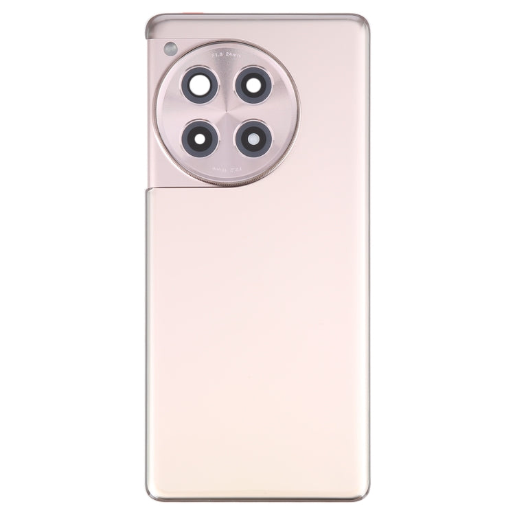 For OnePlus 12R Battery Back Cover with Camera Lens Cover, For OnePlus 12R(with Camera Lens Frame)