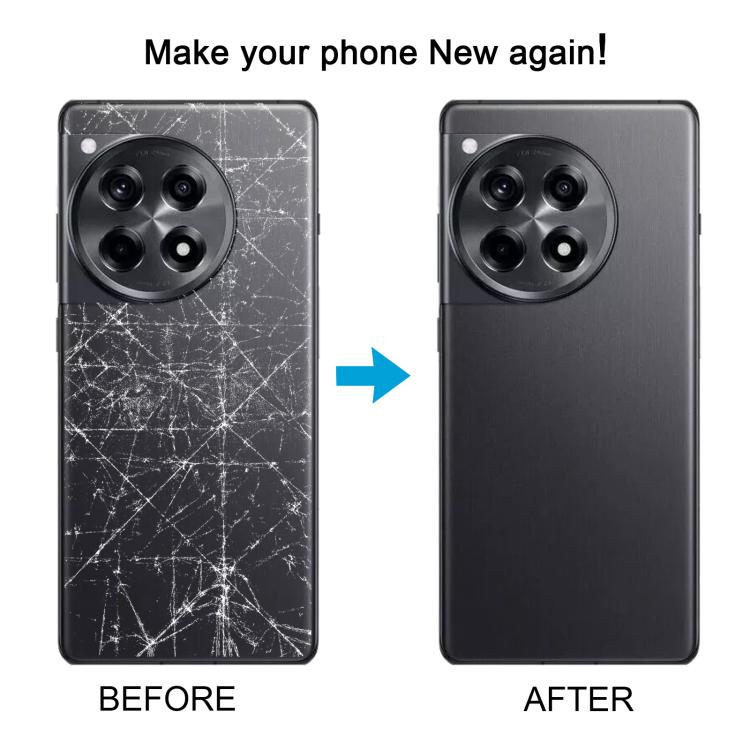 For OnePlus Ace 3 Battery Back Cover with Camera Lens Cover, For OnePlus Ace 3(with Camera Lens Frame)