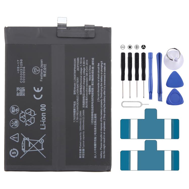 For ZTE Nubia Red Magic 8 Pro NX729J Li3928T89P8h603285 3000mAh Battery Replacement, For ZTE Nubia RedMagic 8 Pro