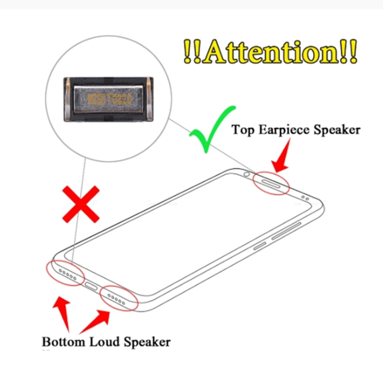 For OPPO Realme Q 10pcs Earpiece Speaker, For OPPO Realme Q