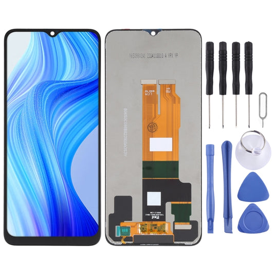 Original LCD Screen and Digitizer Full Assembly For Realme V30, For Realme V30
