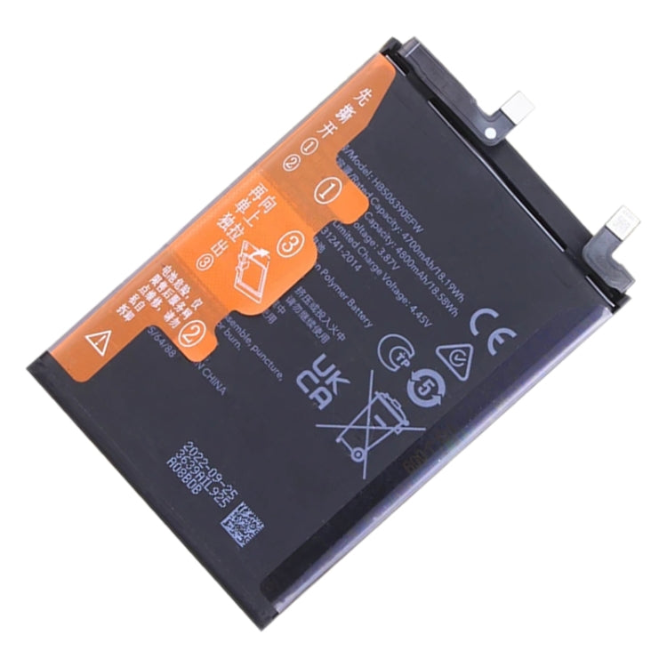 4800mAh Battery Replacement For Honor 70 FNE-AN00 / 80 Pro / 80 GT AGT-AN00 ANB-AN00 HB506390EFW, For Honor 70 / 80 Pro / 80 GT