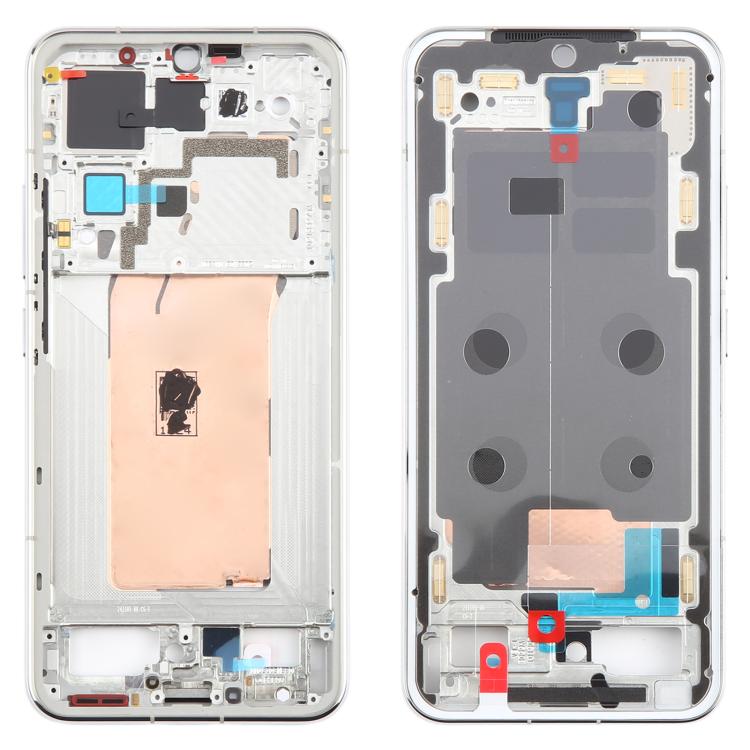 For Xiaomi 15 Original Middle Frame Bezel Plate, For Xiaomi 15(Original), For Xiaomi 15(Original,Frosted silver)
