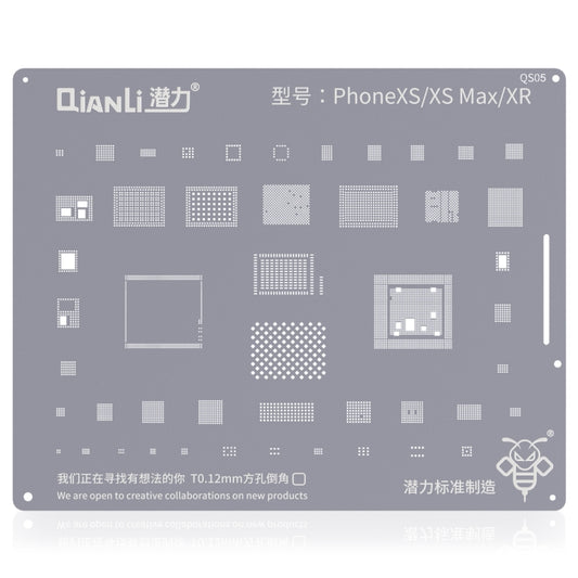 QIANLI QS05 Replacement Bumblebee Stencil For iPhone XR / XS / XS Max, For iPhone XS/XS Max/XR