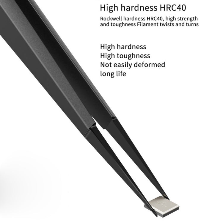 Qianli iNeezy FX-03 Stainless Steel Extra-sharp Thickened Tweezers Pointed Tweezers, Qianli iNeezy FX-03