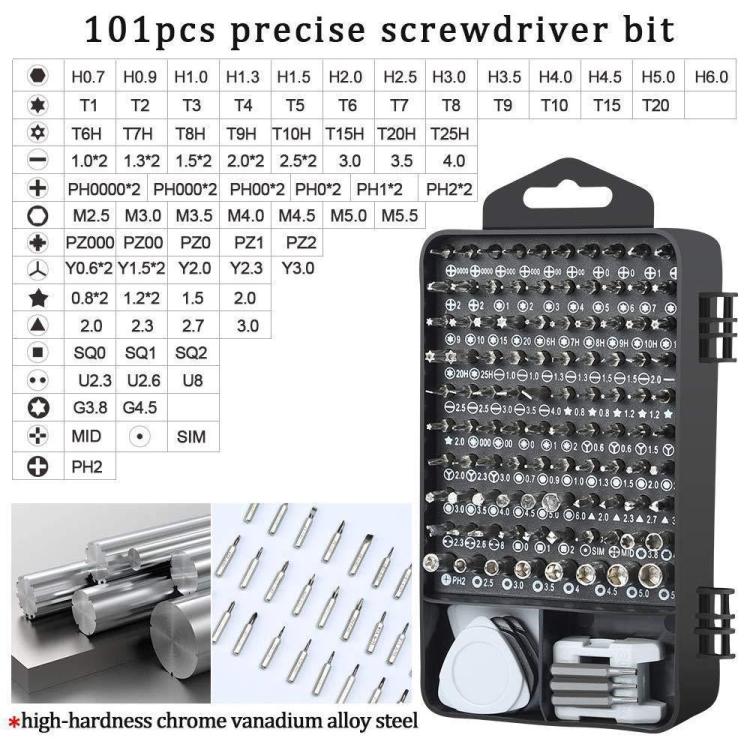 122 in 1 Precision Magnetic Screwdriver Kit, 122 in 1 (Yellow), 122 in 1(White), 122 in 1(Blue), 122 in 1(Purple), 122 in 1(Red)