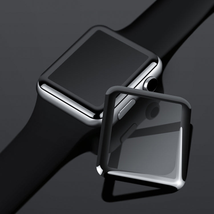 mocolo 0.33mm 9H 3D Round Edge Full Glue Tempered Glass Film (Black), Apple Watch Series 3 38mm, Apple Watch Series 3 42mm