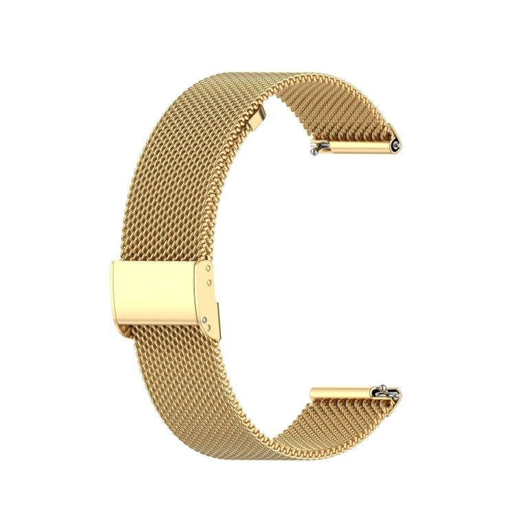 For Huawei GT2 42mm / Galaxy Watch 42mm /Galaxy Active2 Stainless Steel Mesh Watch Wrist Strap 20MM, Black, Gold, Rose Gold, Silver, Colourful, Blue, Purple