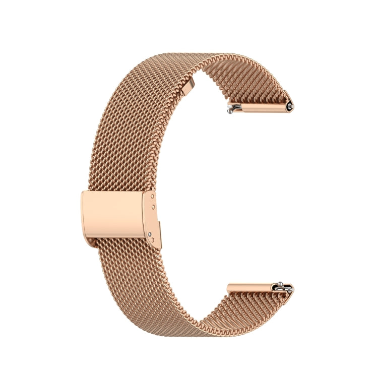 For Huawei GT2 42mm / Galaxy Watch 42mm /Galaxy Active2 Stainless Steel Mesh Watch Wrist Strap 20MM, Black, Gold, Rose Gold, Silver, Colourful, Blue, Purple
