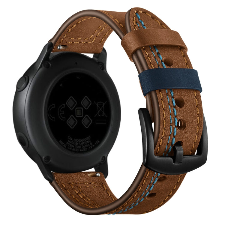 22mm For Huawei Watch GT2e / GT2 46mm Zigzag Leather Stap