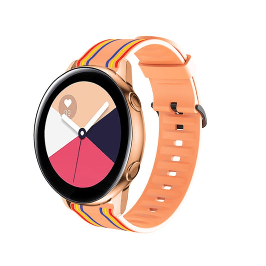 22mm For Huawei Watch GT2e / GT / GT2 46MM Striped Silicone Strap